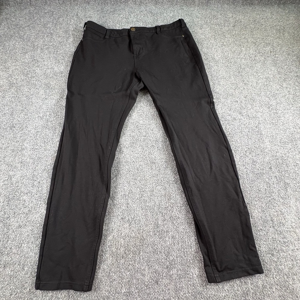 Liverpool Madonna Legging Pants Women's 14 Black Ponte Career Officecore Classic